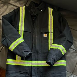 Carhartt High visibility Insulated w/drawstrings Full zip Jacket